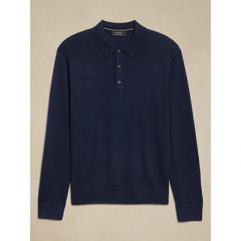 Banana Republic Men’s 100% Merino Wool Pullover Sweater - Size XXL